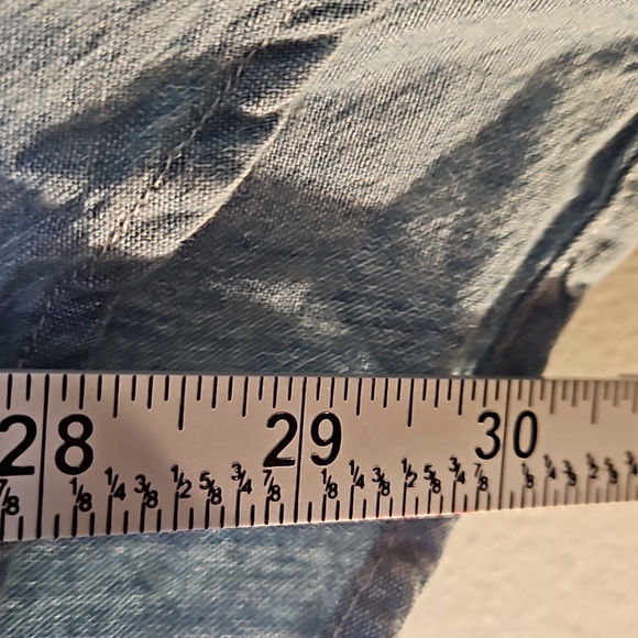 Vintage Disney Mickey and Friends Embordered Denim Longsleeve Shirt Size X-Large - Picture 9 of 9